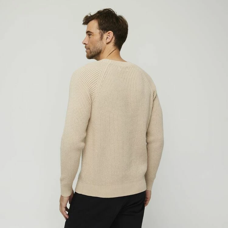 Brooksfield Crew Neck Knit Sweater Fog XX Large - Image 3