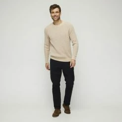 Brooksfield Crew Neck Knit Sweater Fog XX Large