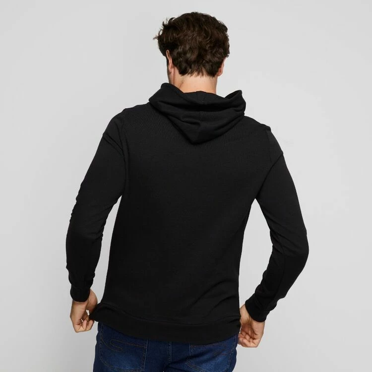 Tommy Hilfiger Fleece Hoodie Black - Image 3