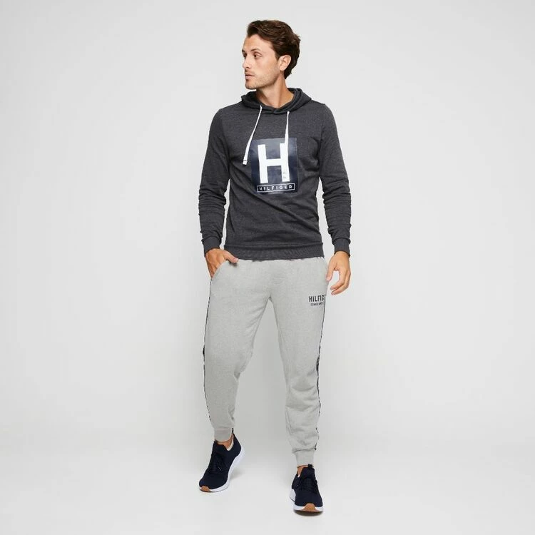 Tommy Hilfiger Fleece Hoodie Carbon - Image 5