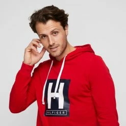 Tommy Hilfiger Fleece Hoodie Mahogany Large