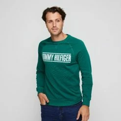 Tommy Hilfiger Fleece Crew Hunter Green