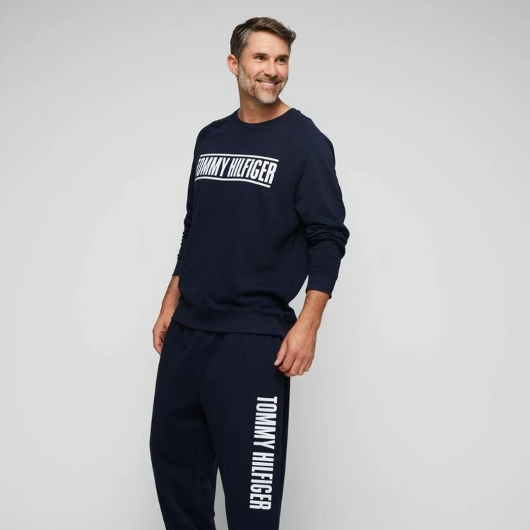 Tommy Hilfiger Fleece Jogger Dark Navy X Large - Image 4