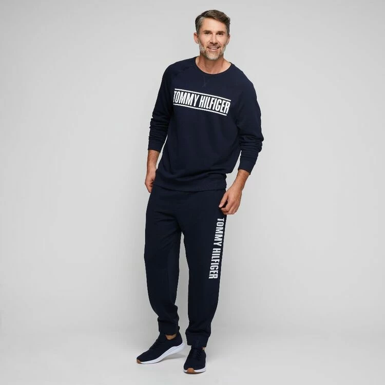 Tommy Hilfiger Fleece Jogger Dark Navy X Large - Image 2
