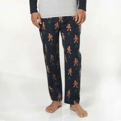 Mitch Dowd Flannel PJ Set Bigfoot Navy