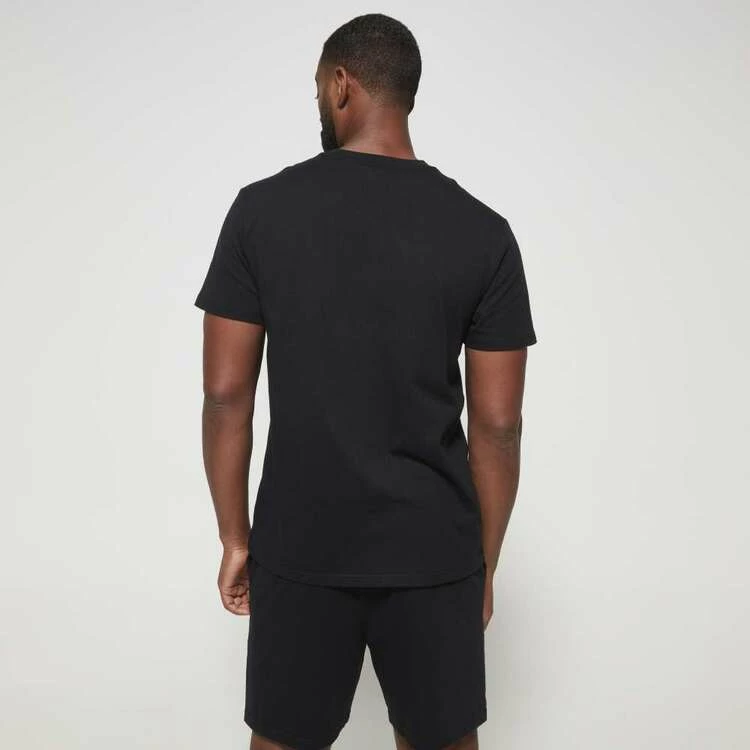 FILA Ethan Jersey Tee + Short Black - Image 4