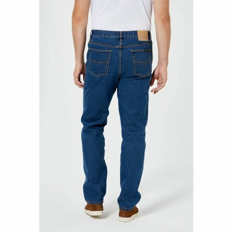 Bullshead Men's Classic Stonewash Regular Leg Denim Jeans Stonewash - Image 2