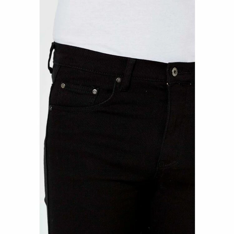 Jeans Ltd Men's Slim Fit Stretch Denim Jeans Black - Image 3