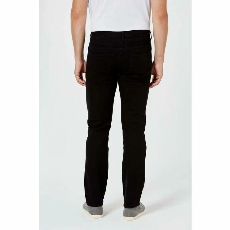 Jeans Ltd Men's Slim Fit Stretch Denim Jeans Black - Image 2