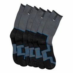 Explorer Extreme Impact Cotton Crew Socks 3 Pack Charcoal