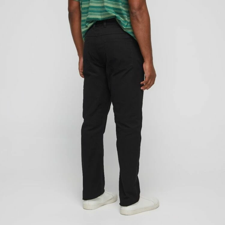 JC Lanyon Bedford Cord 5 Pocket Trouser Black - Image 4