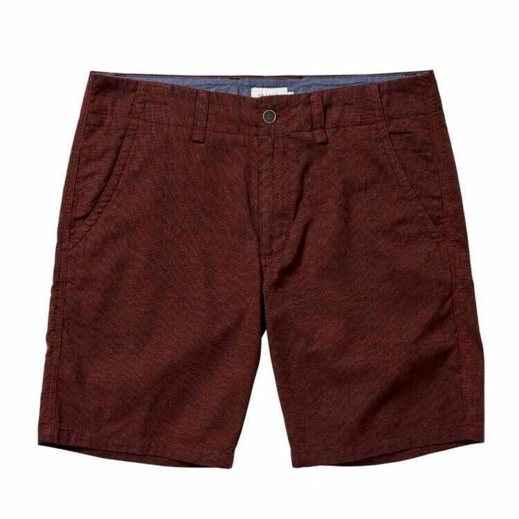 JC Lanyon Dobby Stripe Short Wine 42