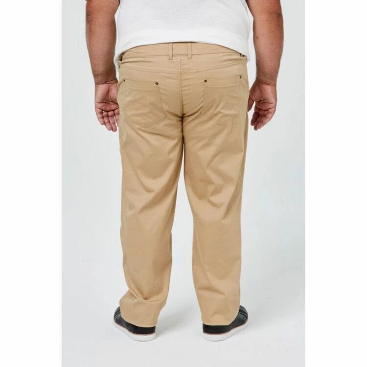 Bronson Big Men's Perisher Bedford Cord Pants Sand - Image 2