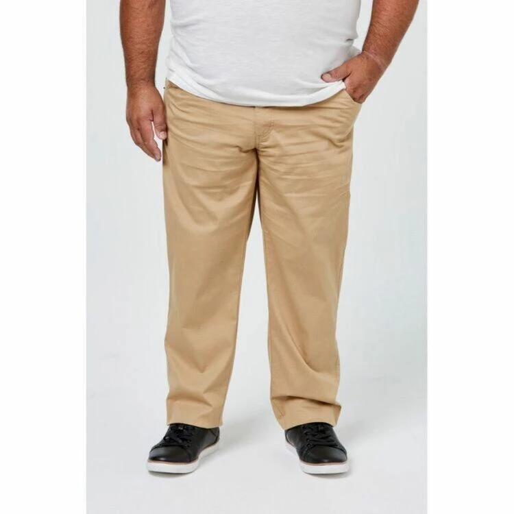Bronson Big Men's Perisher Bedford Cord Pants Sand - Image 4