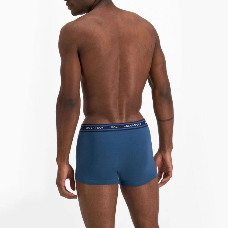 Holeproof 4 Pack Stretch Trunk Blue & Black - Image 3