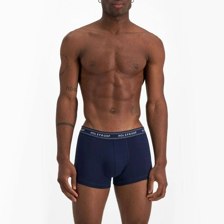 Holeproof 4 Pack Stretch Trunk Blue & Black - Image 2