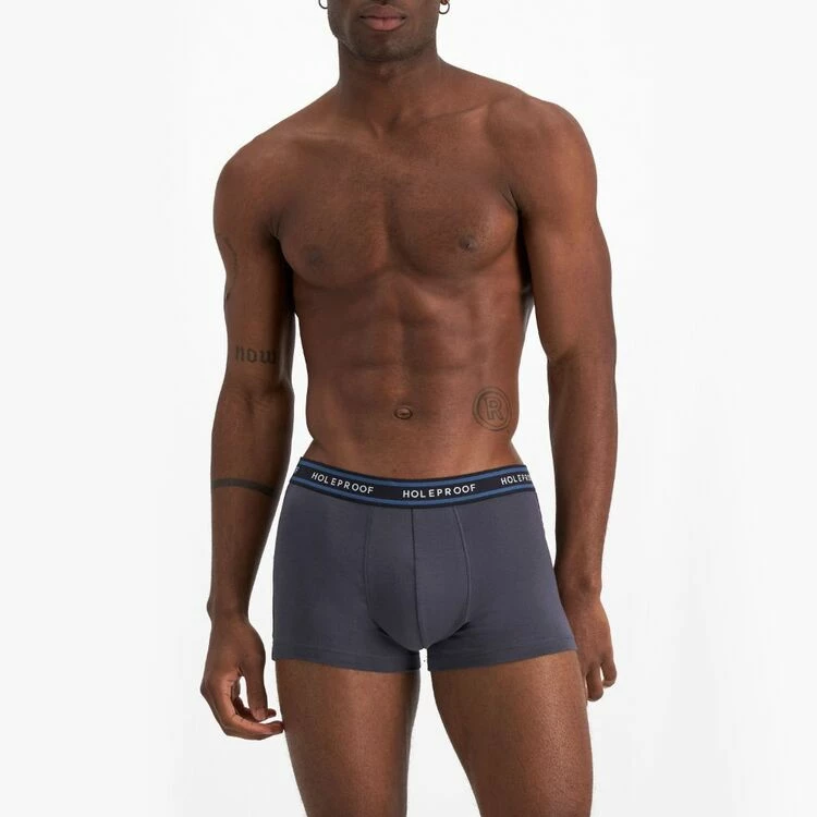 Holeproof 4 Pack Stretch Trunk Blue & Black