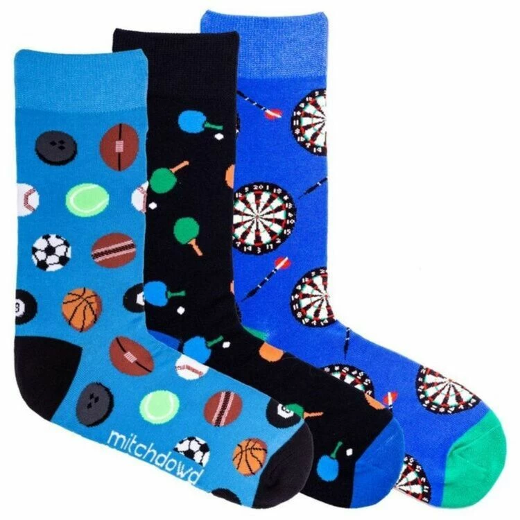 Mitch Dowd Sports Balls 3 Pack Socks - Image 5