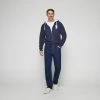 U.S. Polo Assn. U.S. Polo Assn French Terry Zip Through Hoodie With Trim Navy
