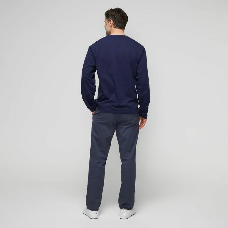 U.S. Polo Assn. Men's Long Sleeve 1890 Printed Long Sleeve Tee Navy Large - Image 4