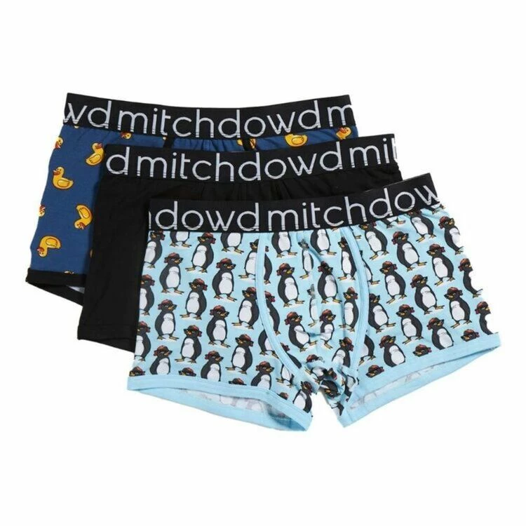 Mitch Dowd Cool Penguin Trunk 3 Pack Multicoloured - Image 4