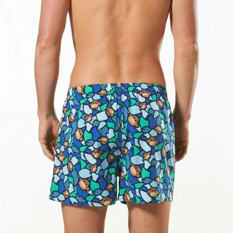 Mitch Dowd Monkey Face Bamboo Blend Printed Boxer Multicoloured