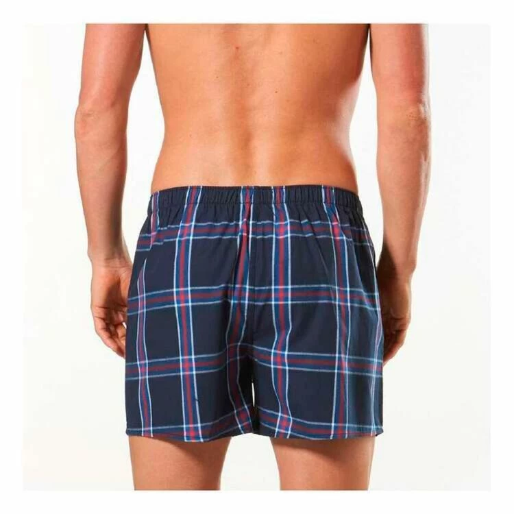 Mitch Dowd Checks Boxer 3 Pack Multicoloured & Blue - Image 6