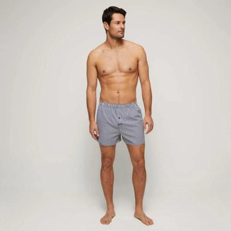 Mitch Dowd Checks Boxer 3 Pack Multicoloured & Blue - Image 4