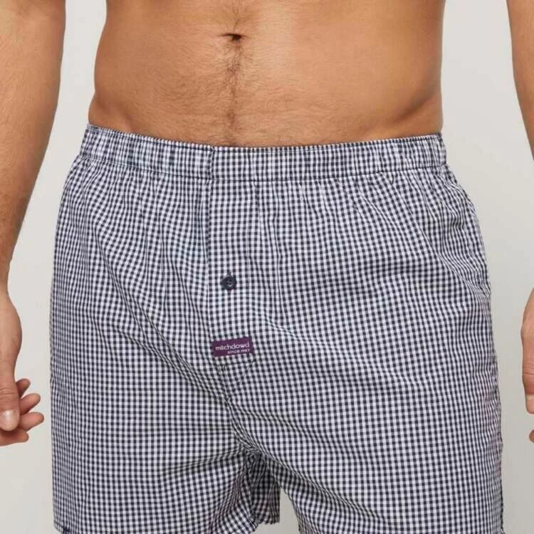 Mitch Dowd Checks Boxer 3 Pack Multicoloured & Blue