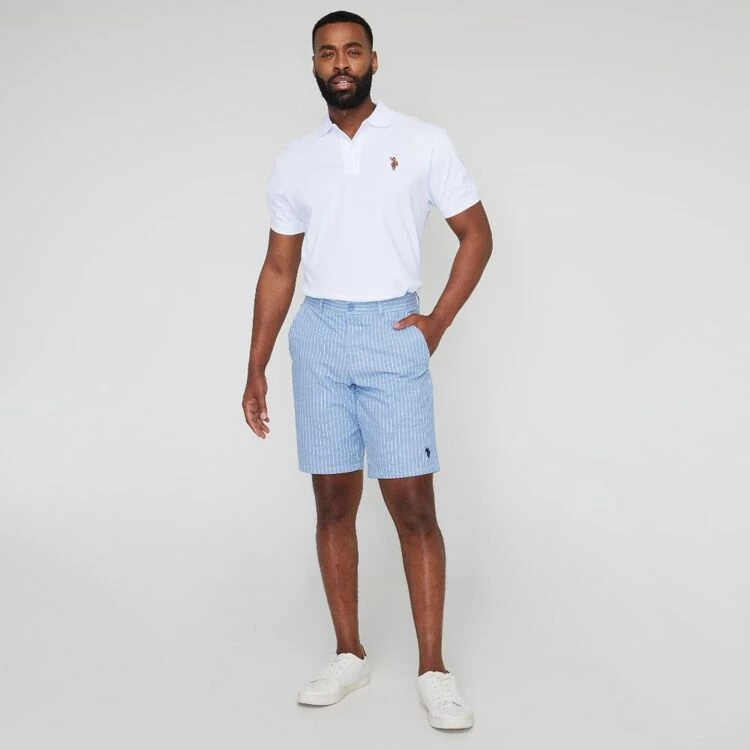 U.S. POLO ASSN. Striped Bermuda Short Blue - Image 3