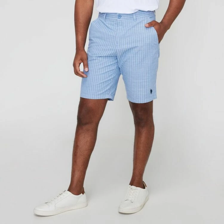 U.S. POLO ASSN. Striped Bermuda Short Blue - Image 5