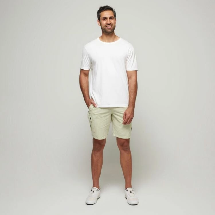 U.S. POLO Assn. Big Elastic Waist Cargo Shorts Khaki - Image 3