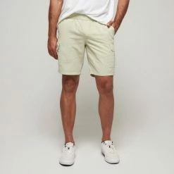 U.S. POLO Assn. Big Elastic Waist Cargo Shorts Khaki