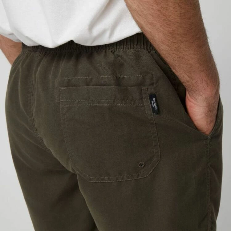 Bronson Casual Men's Newell Vintage Pull On Deck Shorts Khaki - Image 2