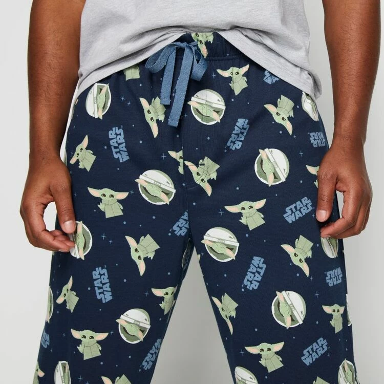 Star Wars Men's Sleep PJ Pant Blue - Image 4