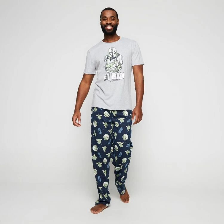 Star Wars Men's Sleep PJ Pant Blue - Image 3