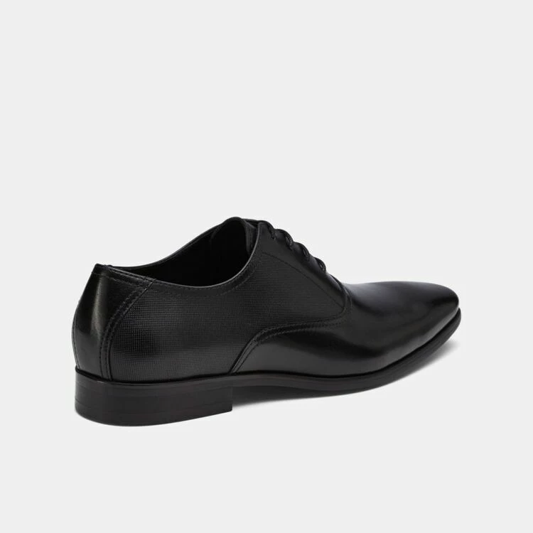 Jeff Banks Men's Oxford Leather Shoe Black - Image 2