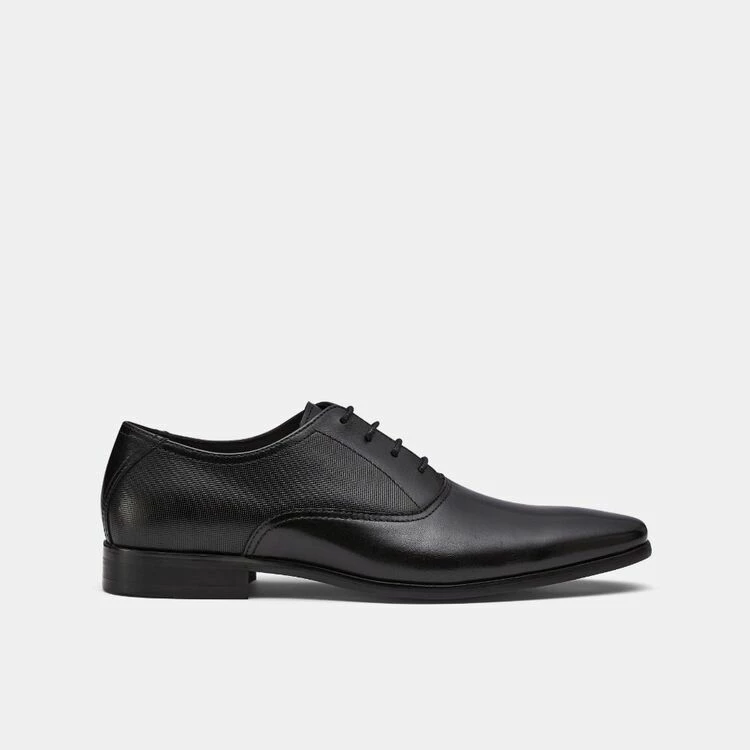 Jeff Banks Men's Oxford Leather Shoe Black - Image 4
