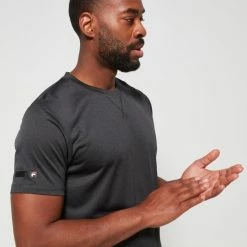 FILA Jase Quick Dry Tee Black Marle