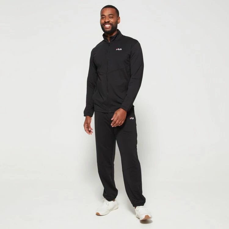 FILA Justin Funnel Neck Jacket Black - Image 3