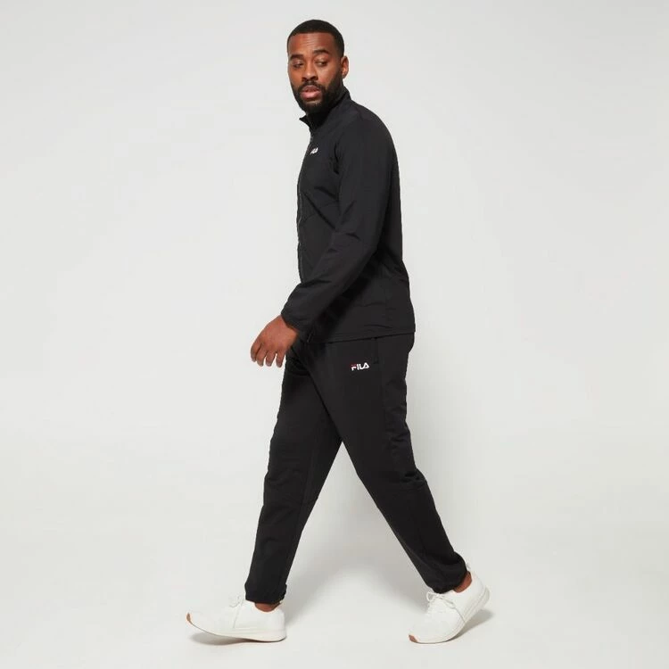 FILA Justin Funnel Neck Jacket Black - Image 2