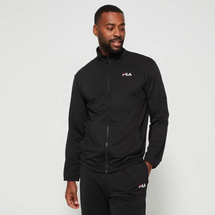 FILA Justin Funnel Neck Jacket Black - Image 6