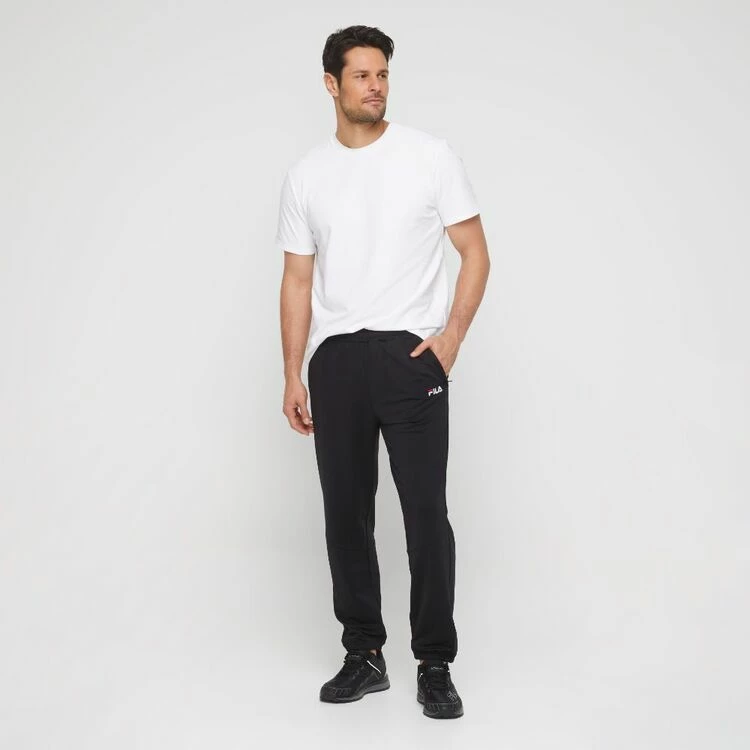 Fila Justin French Terry Trackpant With Zip Pockets Black - Image 3