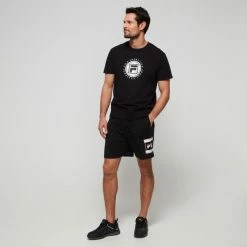FILA Cooper Logo Jersey Tee Black