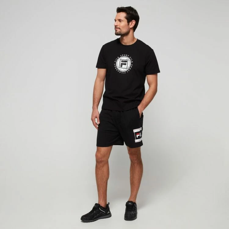 FILA Cooper Logo Jersey Tee Black