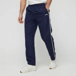 Fila Dilan Microfibre Pant With Contrast Piping New Navy