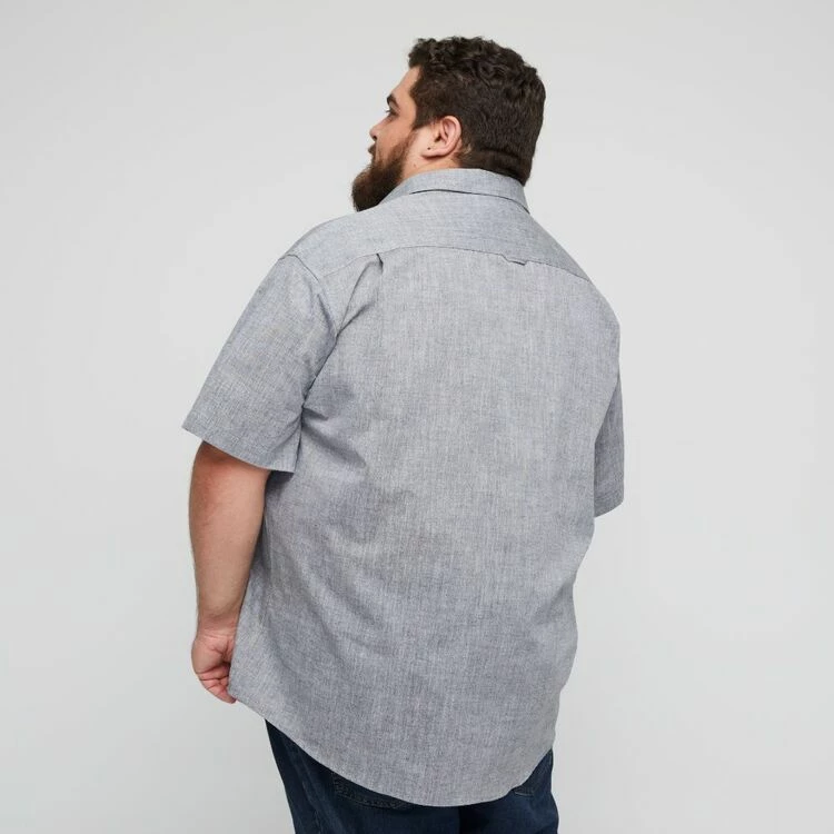 U.S. POLO ASSN. Big Embroidered Logo Short Sleeve Shirt Black - Image 4