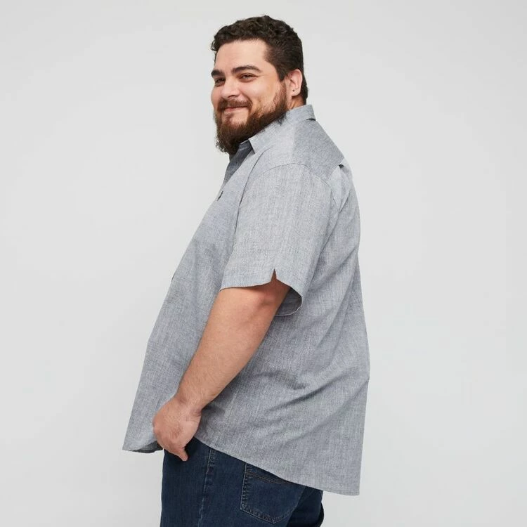 U.S. POLO ASSN. Big Embroidered Logo Short Sleeve Shirt Black