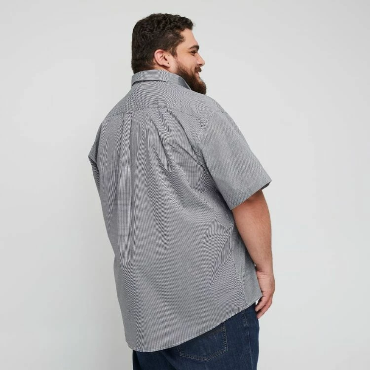 U.S. Polo Assn. Gingham Checkered Shirt Black - Image 4