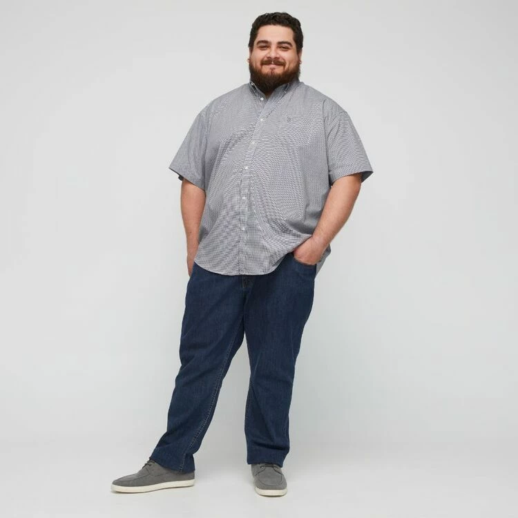 U.S. Polo Assn. Gingham Checkered Shirt Black - Image 3